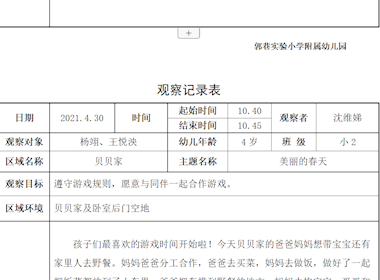 2021.4游戏观察记录（沈维娣）